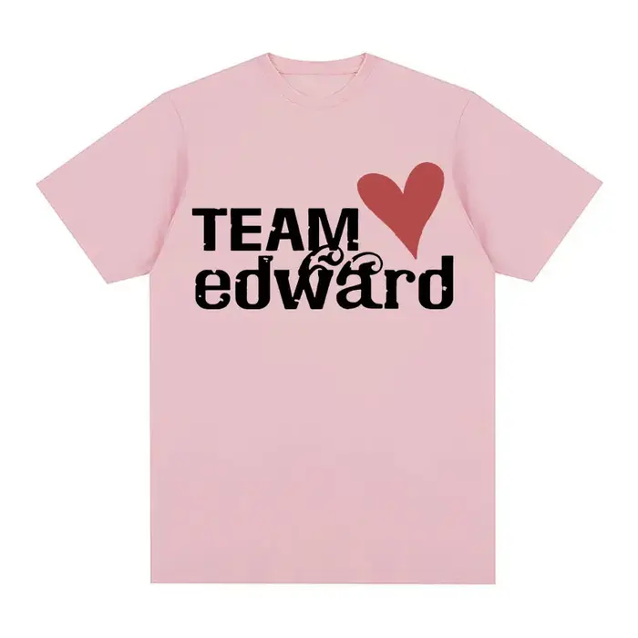 Jacob Wears Team Edward T-shirt en coton biologique Twilight Fans vêtements Vintage