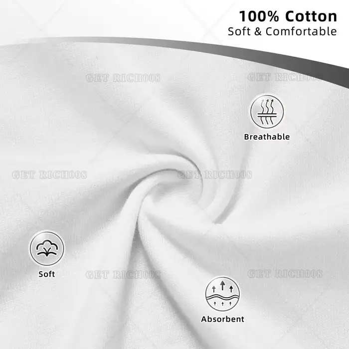 T-Shirt Décontracté en Coton de l'Équipe de Football de France, 03/4 Saisons