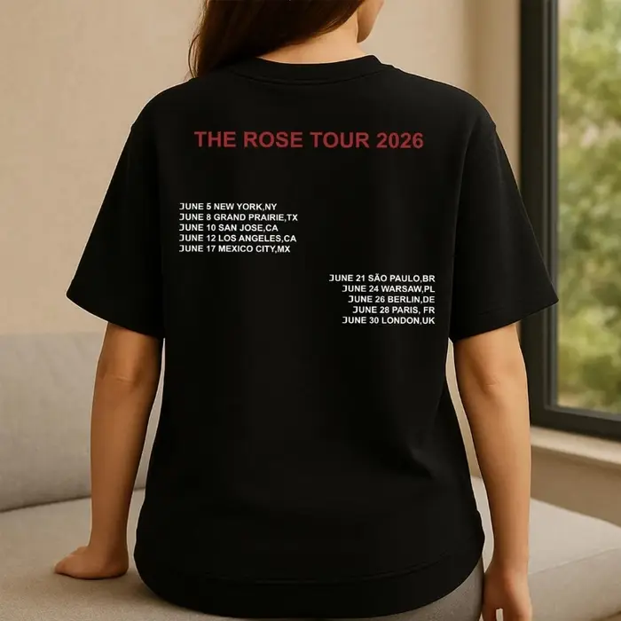 T-shirt Rose Rosetopia World Tour K-Pop Concert