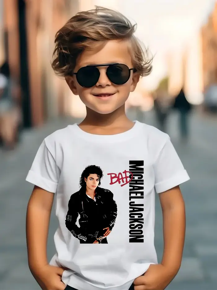 T-Shirt Michael Jackson Rock N Roll pour enfants