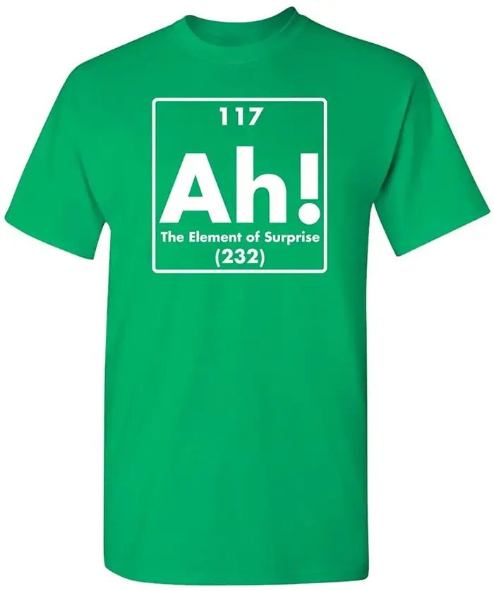 Ah! T-shirt humoristique The 152 of Surprise Science pour homme, cadeau d'anniversaire
