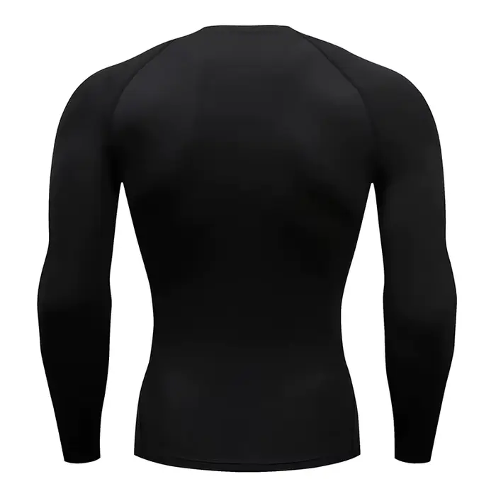T-shirt de fitness à manches longues pour hommes