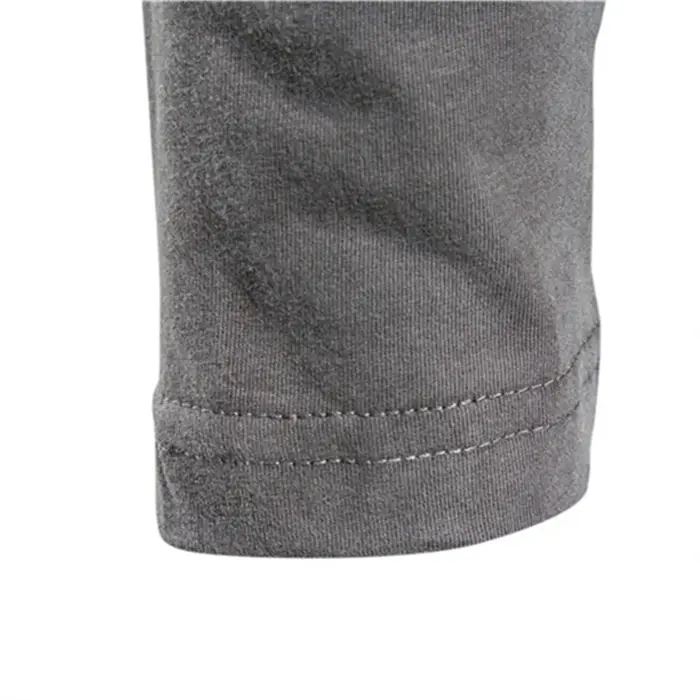 100% Coton t-shirt à manches longues pour hommes T-shirts décontractés