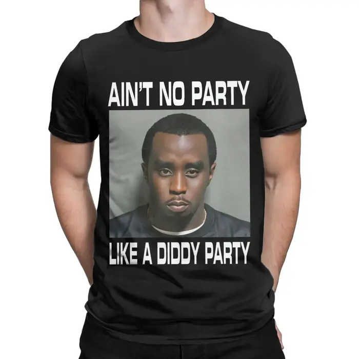 T-shirt rétro pour hommes Aint No Party Like a Diddy Party
