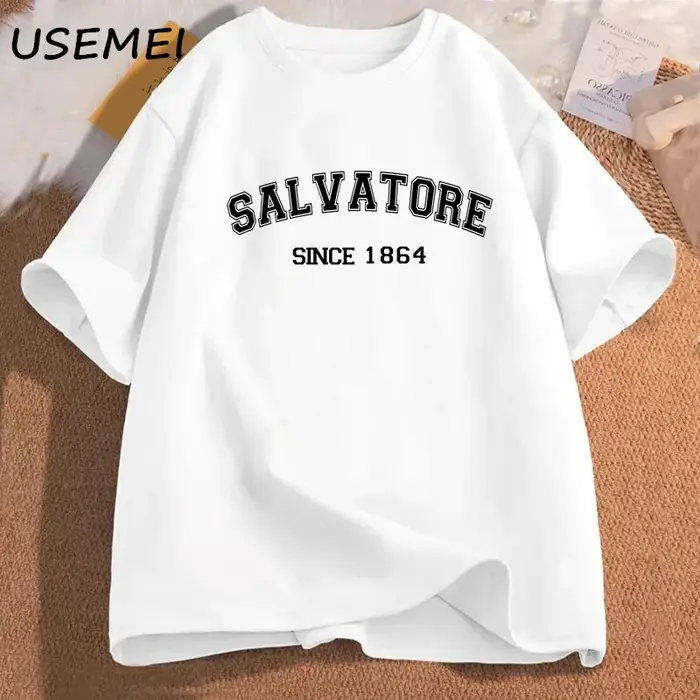 T-shirt en coton à manches courtes pour femmes