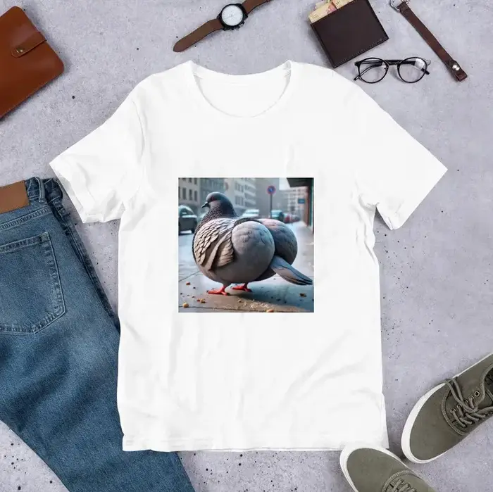 Gyatt Gen Z Meme Pigeon T-Shirt drôle Brainrot