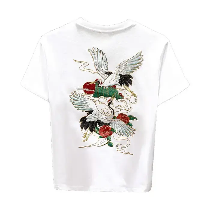 Tendance nationale T-shirt à manches courtes hommes 2025 nouveau