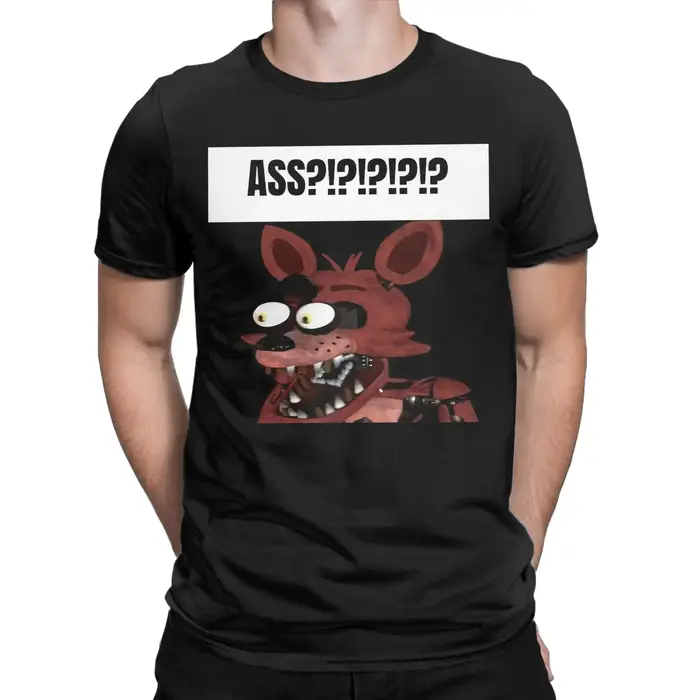 Hommes FNAF At Freddys T-Shirt 100% coton vêtements Unique à manches courtes col rond t-shirts idée cadeau