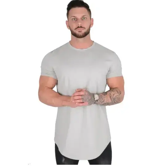 T-shirt de Fitness musculaire été hommes athloisir entraînement à manches courtes T-shirt de haute q