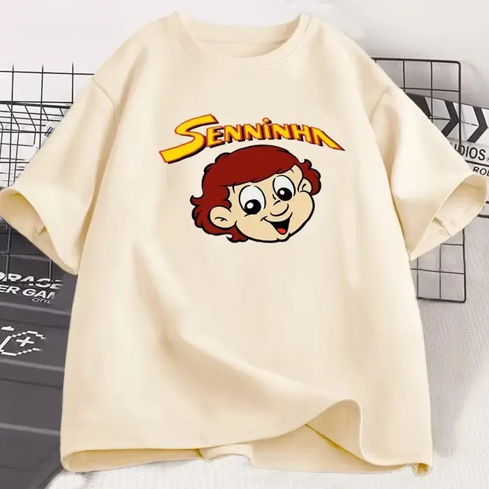 T-shirt vintage rare des années 90 Ayrton Senna Senninha Deadstock