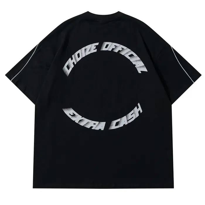T-Shirt Surdimensionné à Manches Courtes pour Homme