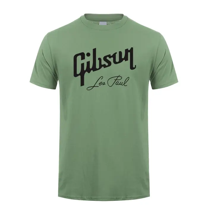 Guitare Gibson t-shirt été hommes à manches courtes coton t-shirts