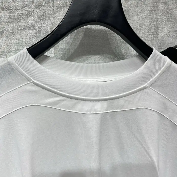 RO déconstruction épissage coupe couleur unie manches T-shirt hommes femmes haute qualité coton T petit haut t-shirts