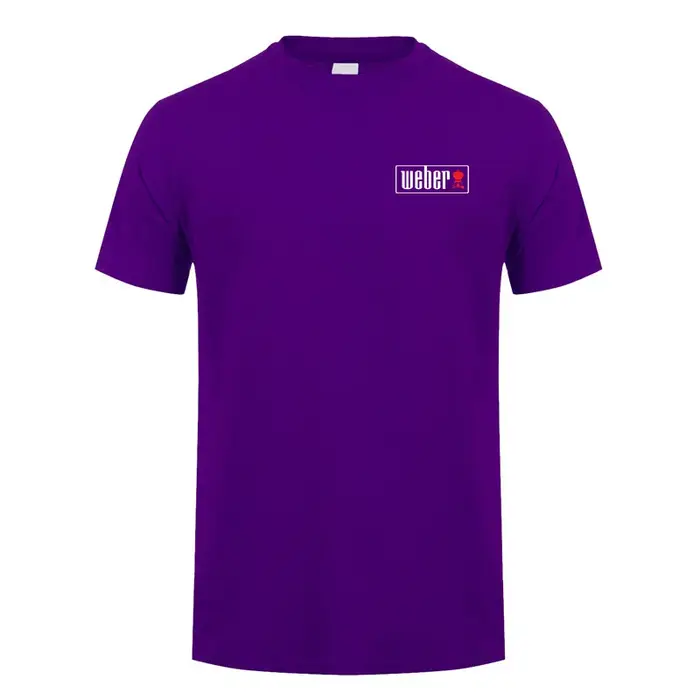 T-shirt manches courtes Weber pour hommes, décontracté, cool, barbecue, été
