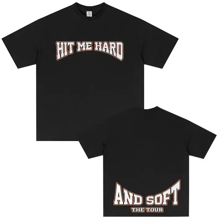 Hit Me dur et doux Tour 2025 offre spéciale Fan T-shirt hommes femmes mode Pop musique T-shirts décontracté