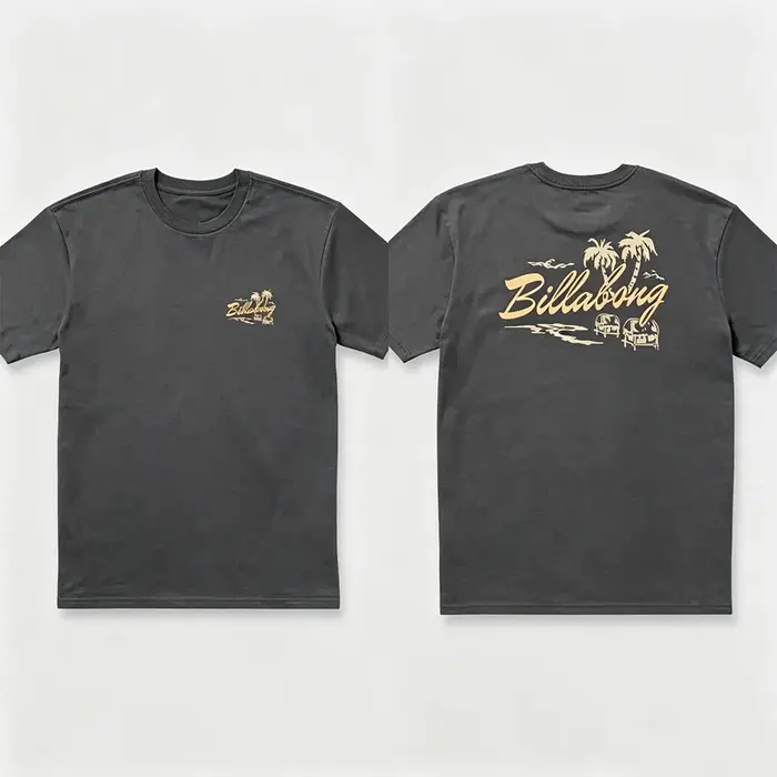 T-shirt à manches courtes respirant et décontracté Billabong pour hommes et femmes