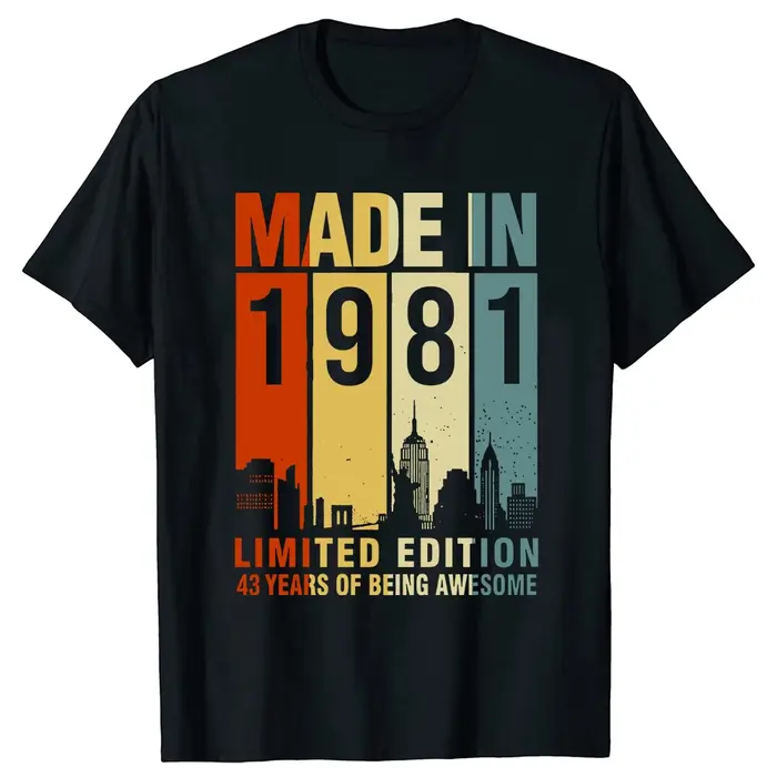 T-shirt à Manches Courtes en Coton pour Homme