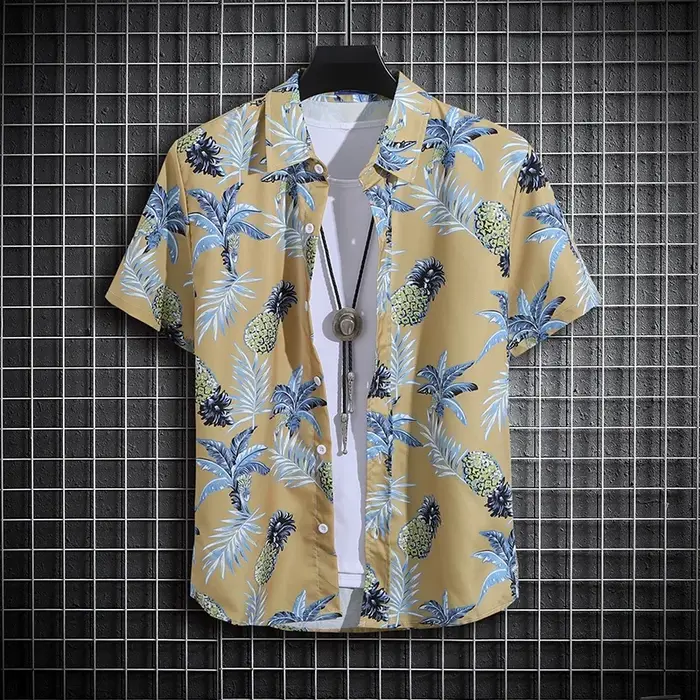 Chemise hawaïenne pour hommes
