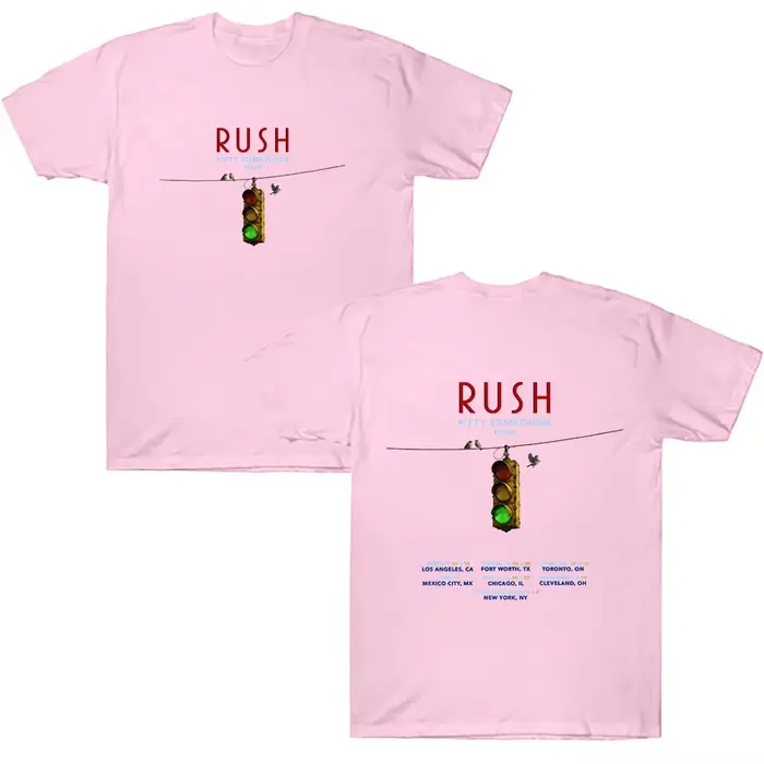 Nouveaux T-shirts Rock Rush Band FIFTY SOMETHING Tour 2026 Nouveaux T-shirts d'été pour hommes Mode 