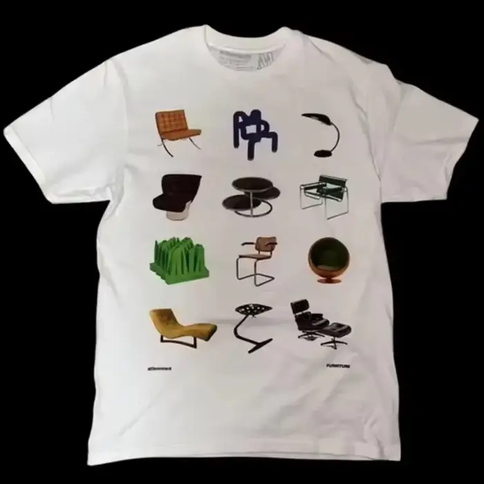 T-shirt blanc humoristique pour hommes