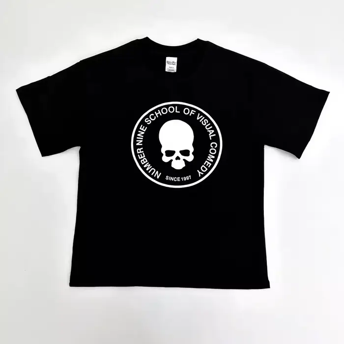 F Brother numéro neuf 04S crâne imprimé Y2K imprimé T-shirt à manches courtes hommes et femmes haut