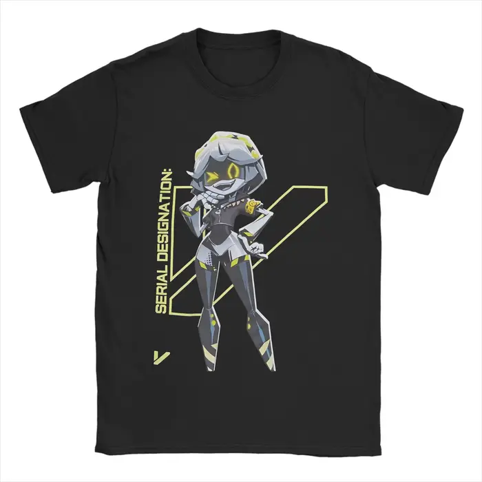 Murder Drones T-Shirts hommes personnage de jeu drôle 100% coton T-Shirts col rond à manches courtes