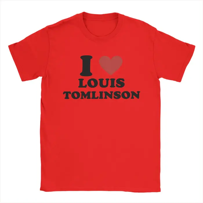 T-Shirts pour hommes, j'aime Louis Tomlinson