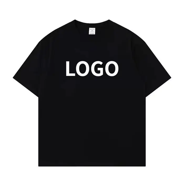T-shirt personnalisé DTG imprimant votre conception 300GSM coton lourd surdimensionné hommes T-shirts bricolage