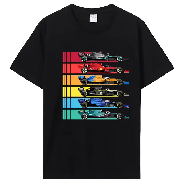 F1 Team Racing Fans T-shirt formule un Racer Lando Norris t-shirts hommes femmes Vintage