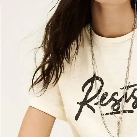 T-shirt vert imprimé lettres pour femme, nouvelle collection printemps 2026, style rétro, manches co