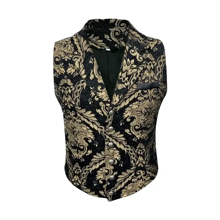 Gilet Homme Tendance Style Coréen à Bouton Unique