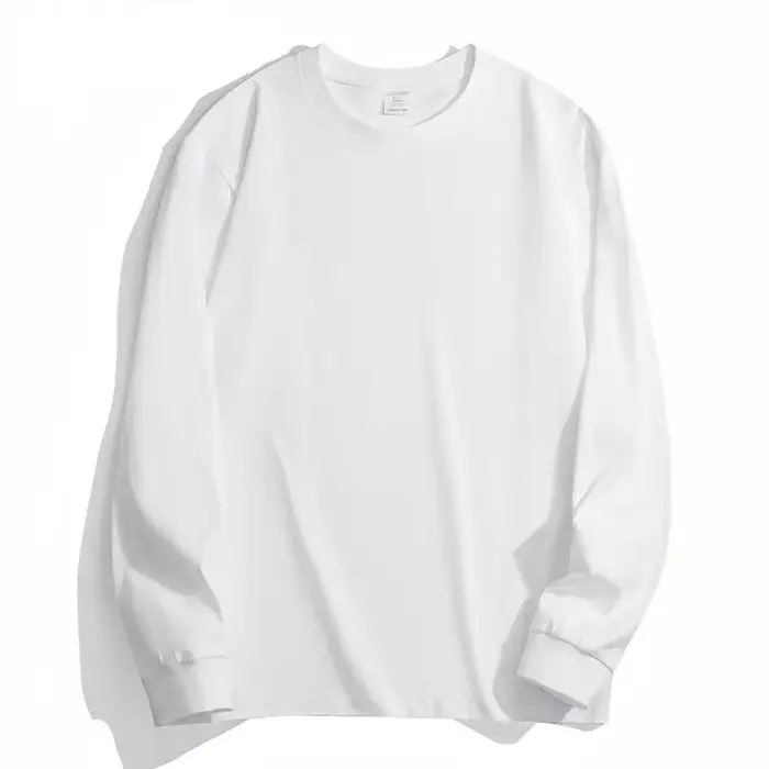 T-shirt en coton pur noir et blanc GSM 500g