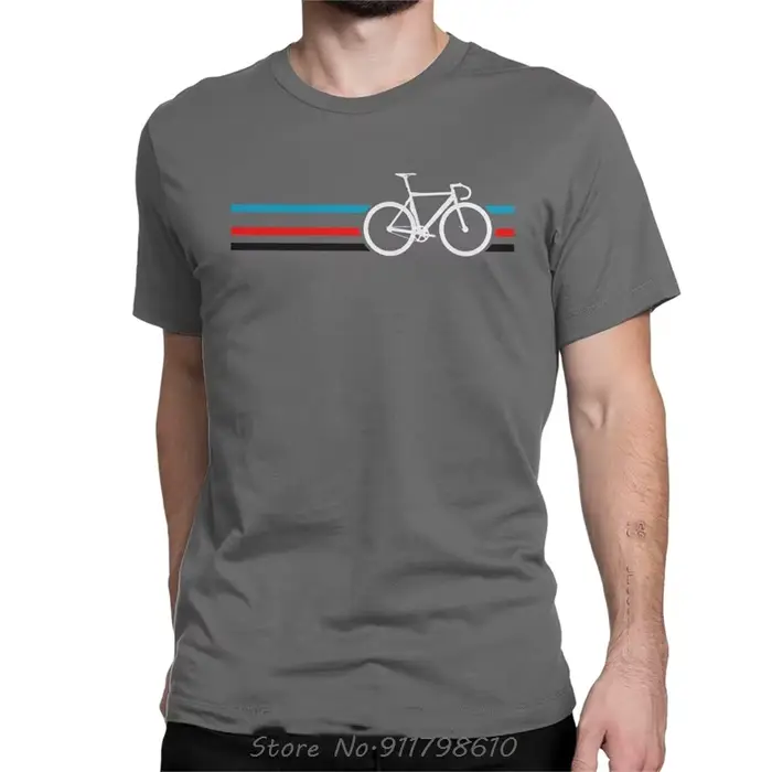 T-Shirt à Manches Courtes et Col Rond pour Homme