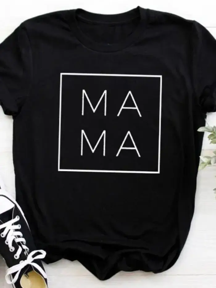 T-shirt manches courtes col rond femme, ample, mode été
