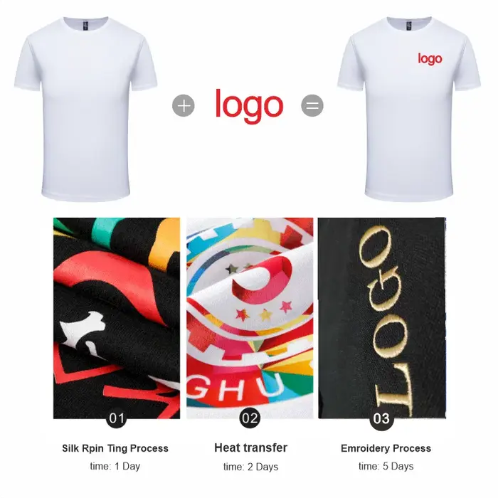 T-Shirt homme LOGO séchage rapide personnalisé sport Fitness groupe personnel haut brodé Polyester bricolage