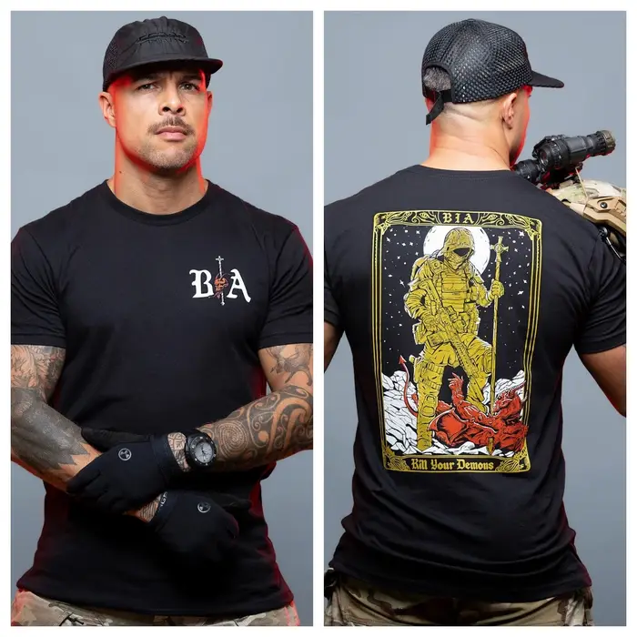 Kill Your Demons _ T-Shirt - Convient pour les vêtements de sport en pur coton