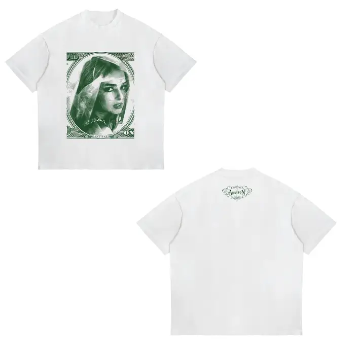 T-shirt The Addison Rae Tour 2025, Merch de l'album Addison Rae, T-shirts vintage pour femmes et hommes, T-shirts en coton à manches courtes, mode été Y2K