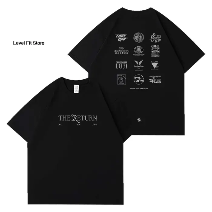 T-shirt de concert 2PM THE RETURN
