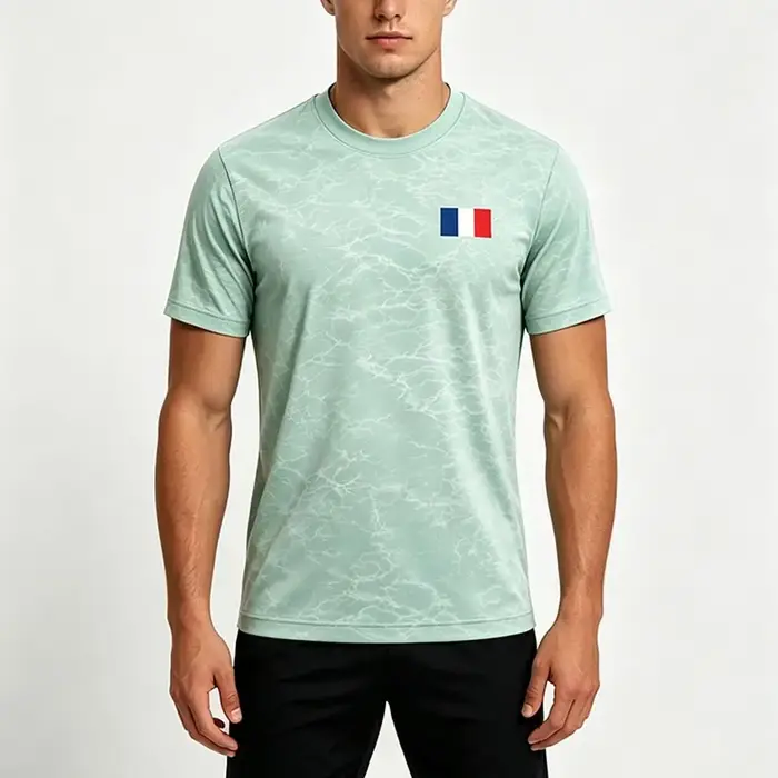 T-shirt de football unisexe à manches courtes