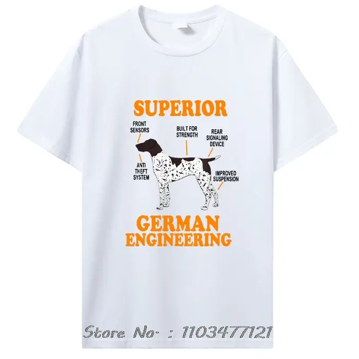 Allemand Shorthair pointeur drôle chien t-shirts été graphique coton Streetwear à manches courtes cadeaux d'anniversaire T-shirt hommes vêtements