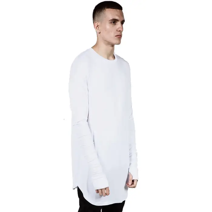 T-shirt à manches longues Hip Hop pour hommes