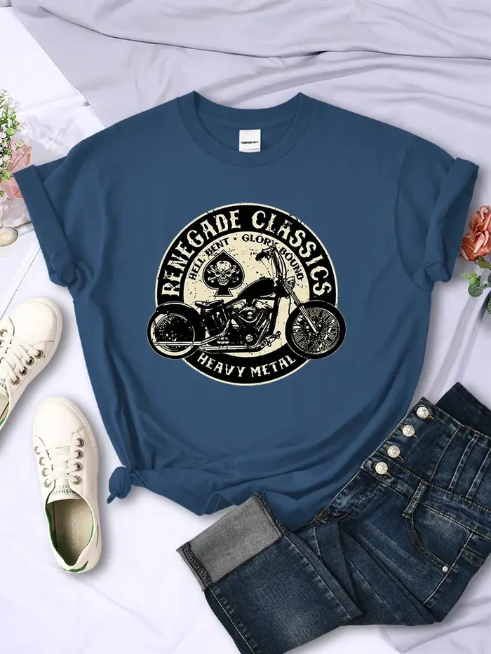 T-Shirt Manches Courtes pour Femme, Vêtement de Luxe, Mode Coréenne, Été, Hip Hop, Renegade Irritati