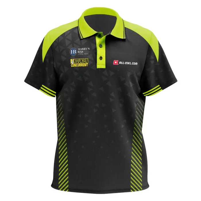 Michael Van Gerwen MVG Stage Polo Dart Shirt Impression 3D Sport Séchage Rapide T-shirt Homme Vêteme