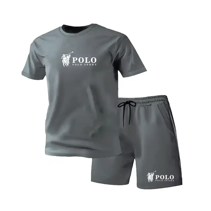 Ensemble T-shirt et short de sport POLO pour homme