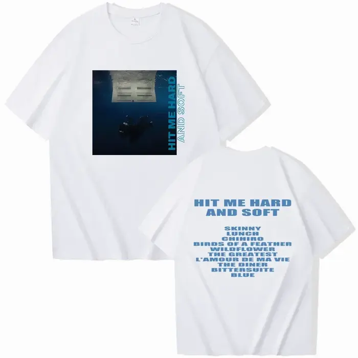 Hit Me dur et doux Billie T-shirt col rond manches courtes chemises Fans cadeau femmes