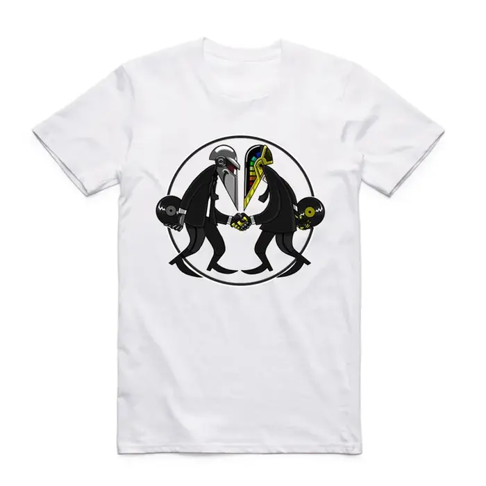 2019 Daft Punk hommes femmes t-shirt été à manches courtes groupe de musique française