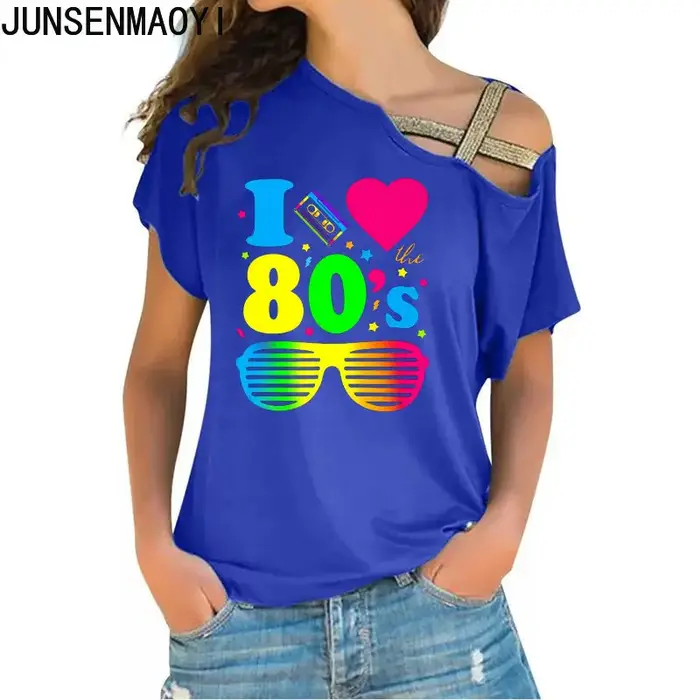 J'adore Les 80s Vêtements Nouvelles Femmes Pour T-Shirt