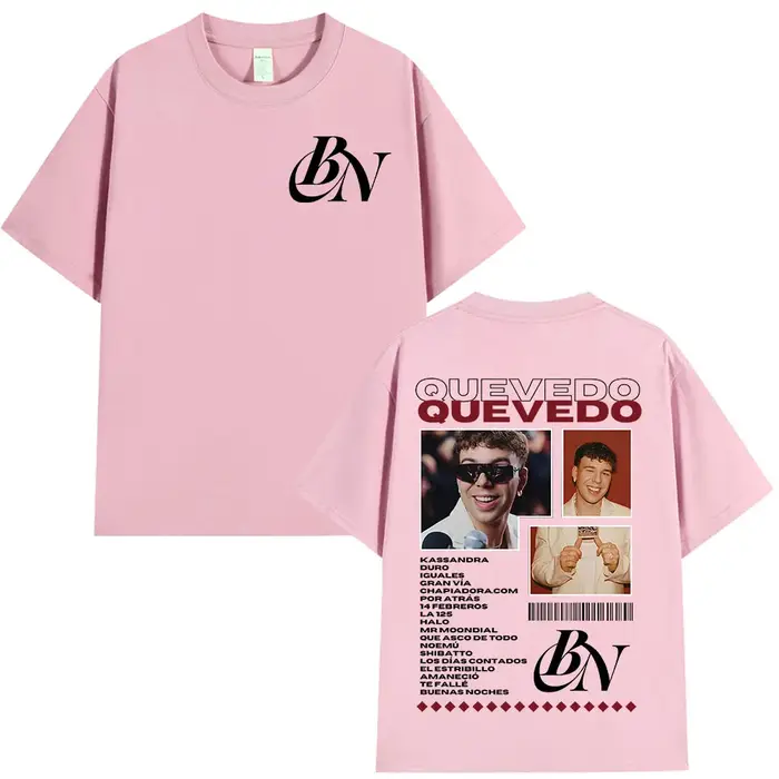 Rappeur Quevedo Buenas Noches T-shirts hommes femmes haute qualité mode