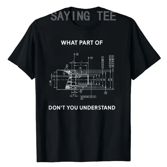 T-shirt drôle d'ingénierie mécanique, t-shirts de génie aérospatial, biomédical, chimique, civil, or