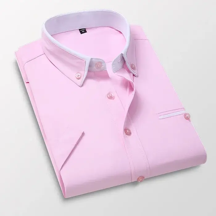 TFETTER été affaires chemise hommes manches courtes boutonné
